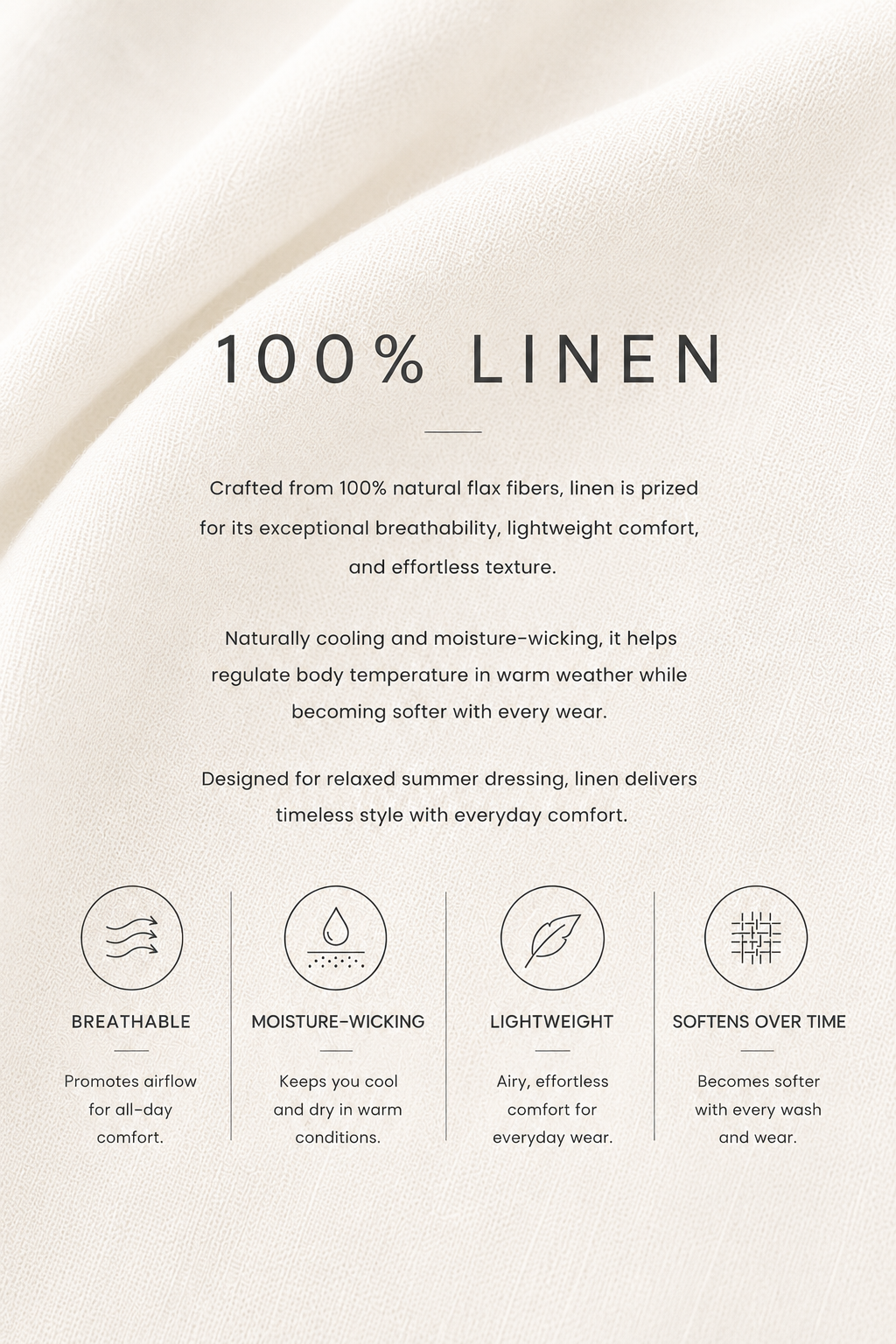 CLASSIC LINEN SHIRT- 100% LINEN