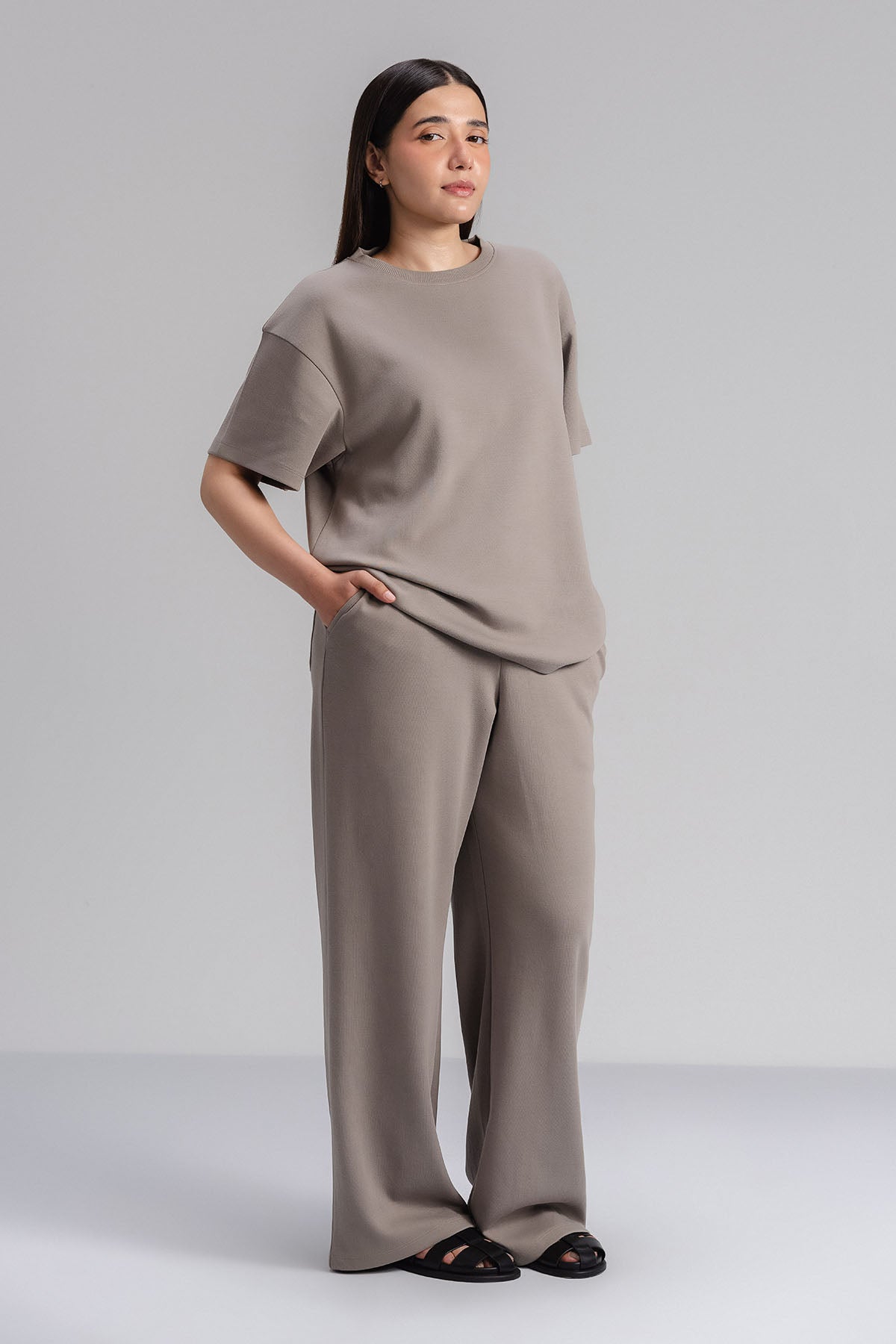 OVERSIZED - DOUBLE KNIT T-SHIRT