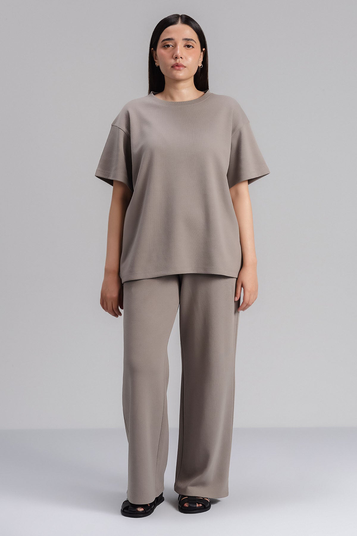 OVERSIZED - DOUBLE KNIT T-SHIRT