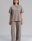 OVERSIZED - DOUBLE KNIT T-SHIRT