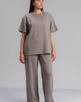 OVERSIZED - DOUBLE KNIT T-SHIRT