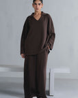 PLEATED WIDE TROUSER CLOUDLUX