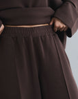 PLEATED WIDE TROUSER CLOUDLUX