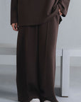 PLEATED WIDE TROUSER CLOUDLUX