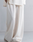 TEXTURED RELAXED PANTS-CLOUDLUX