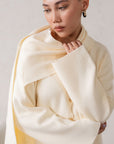 SHAWL COLLAR KNIT SET