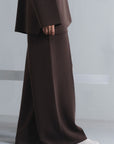 PLEATED WIDE TROUSER CLOUDLUX