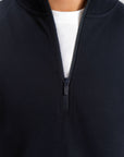 MEN QUARTER ZIP-DOUBLE KNIT