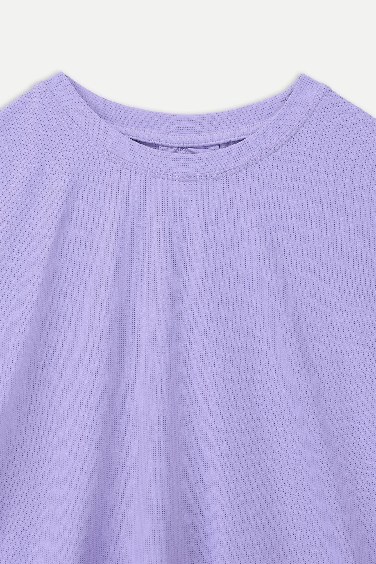 WOMEN SPLIT MESH TEE