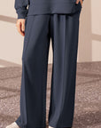 PLEATED WIDE TROUSER CLOUDLUX
