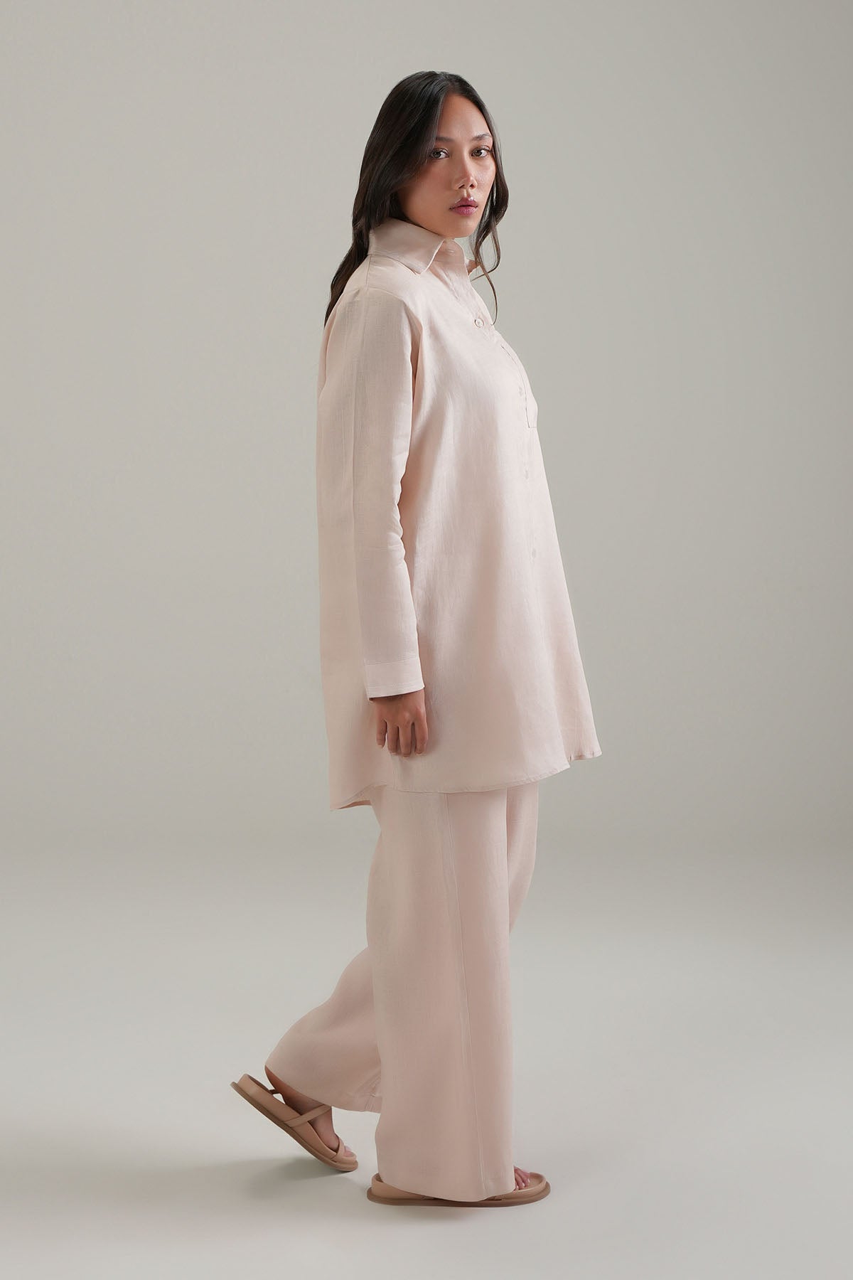 LONG TUNIC - 100% LINEN