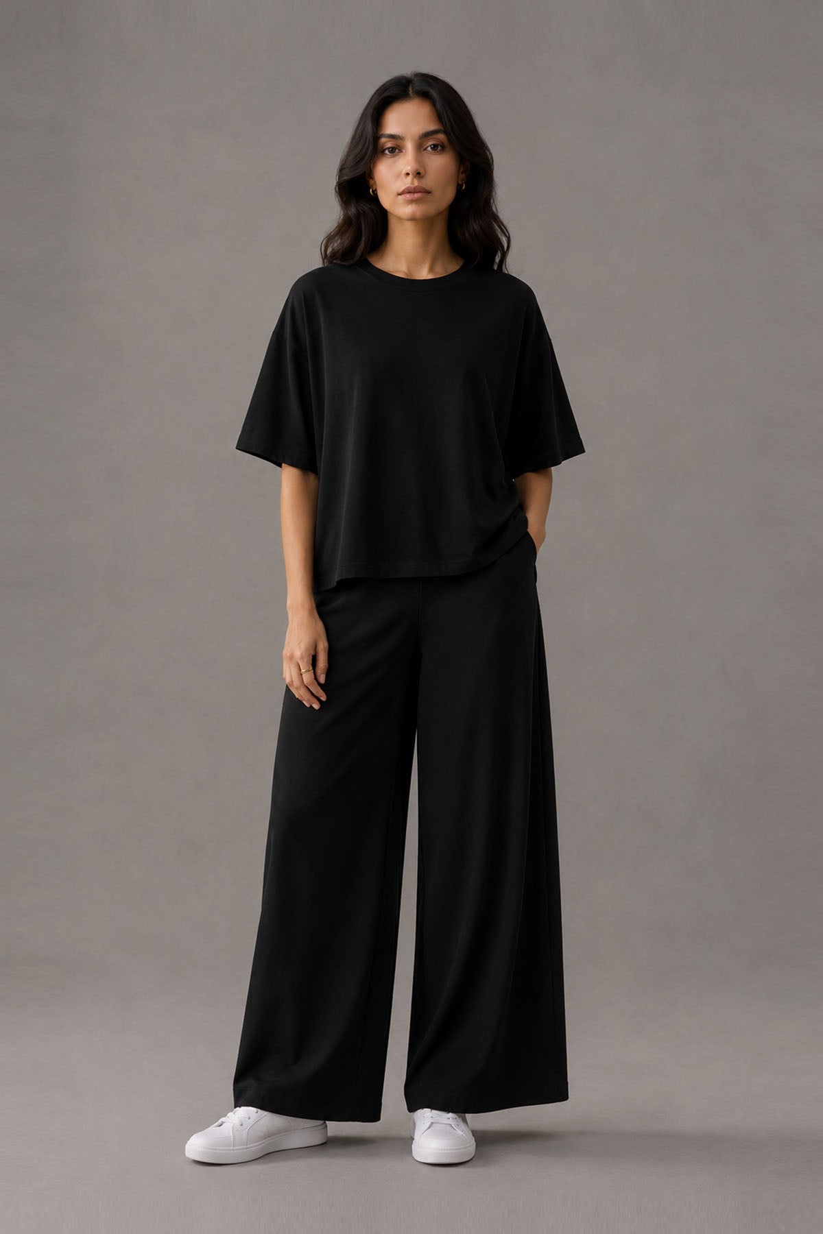 BOXY T-SHIRT CREW SUPIMA COTTON