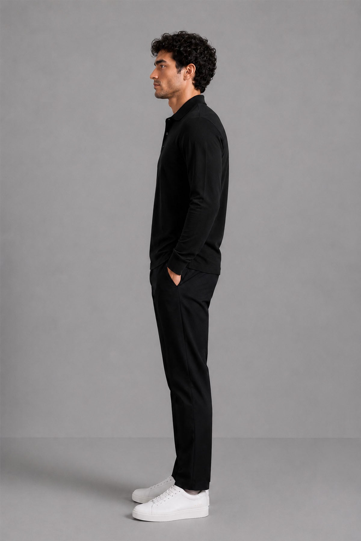 FULL SLEEVE SUPIMA POLO T-SHIRT