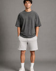 MEN OVERSIZED DOUBLE KNIT T-SHIRT