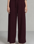 MOVE WIDE TROUSERS-DOUBLE KNIT
