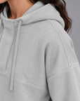 HALF ZIP PULLOVER HOODIE CLOUDLUX LIGHT