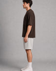 MEN OVERSIZED DOUBLE KNIT T-SHIRT