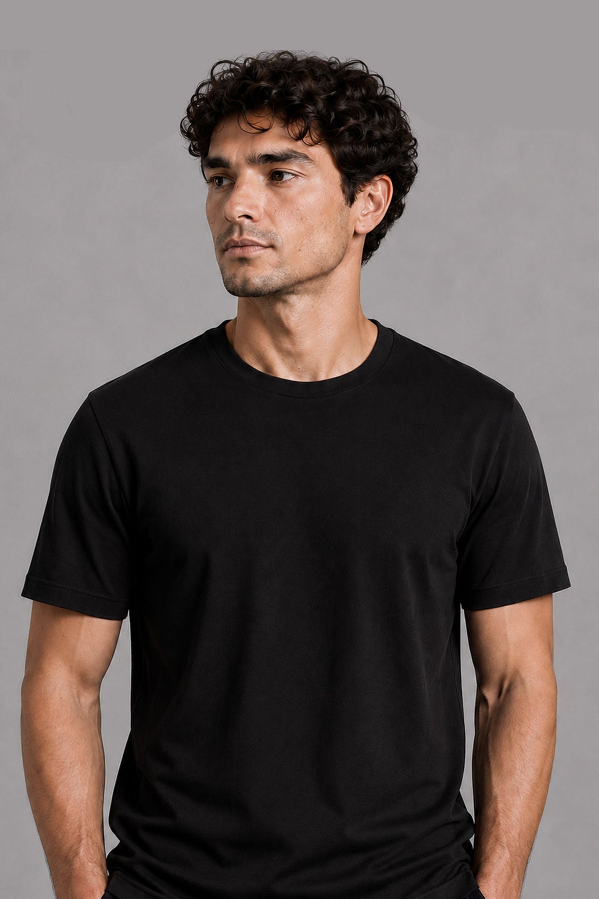 T-SHIRT CREW NECK SUPIMA COTTON