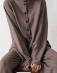 BUTTON-UP KNIT SET