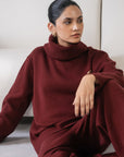 COWL NECK KNIT SET