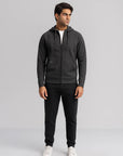 FULL ZIP HOODIE-DOUBLE KNIT