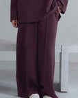 PLEATED WIDE TROUSER CLOUDLUX