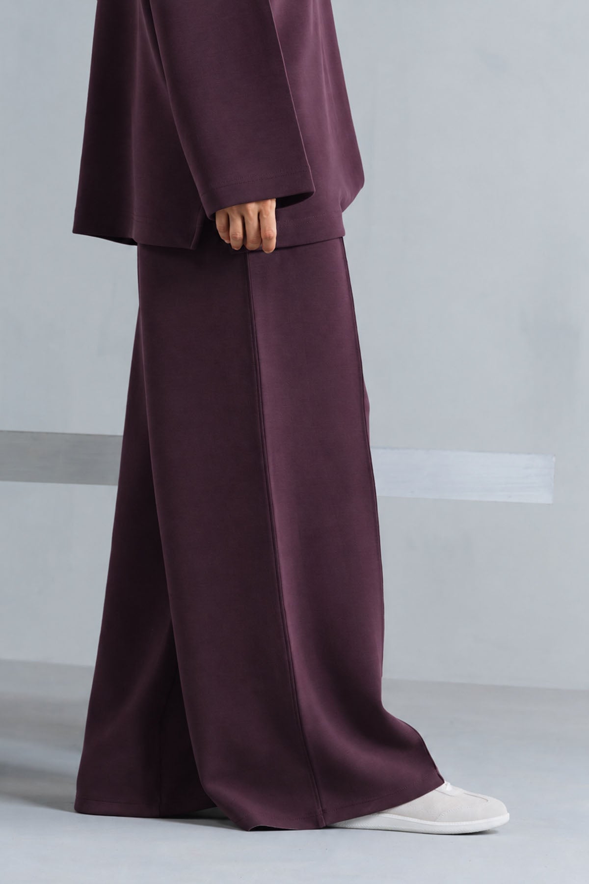 PLEATED WIDE TROUSER CLOUDLUX