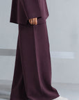 PLEATED WIDE TROUSER CLOUDLUX
