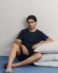 NIGHTSUIT - SHIRT AND SHORTS 100% SUPIMA COTTON