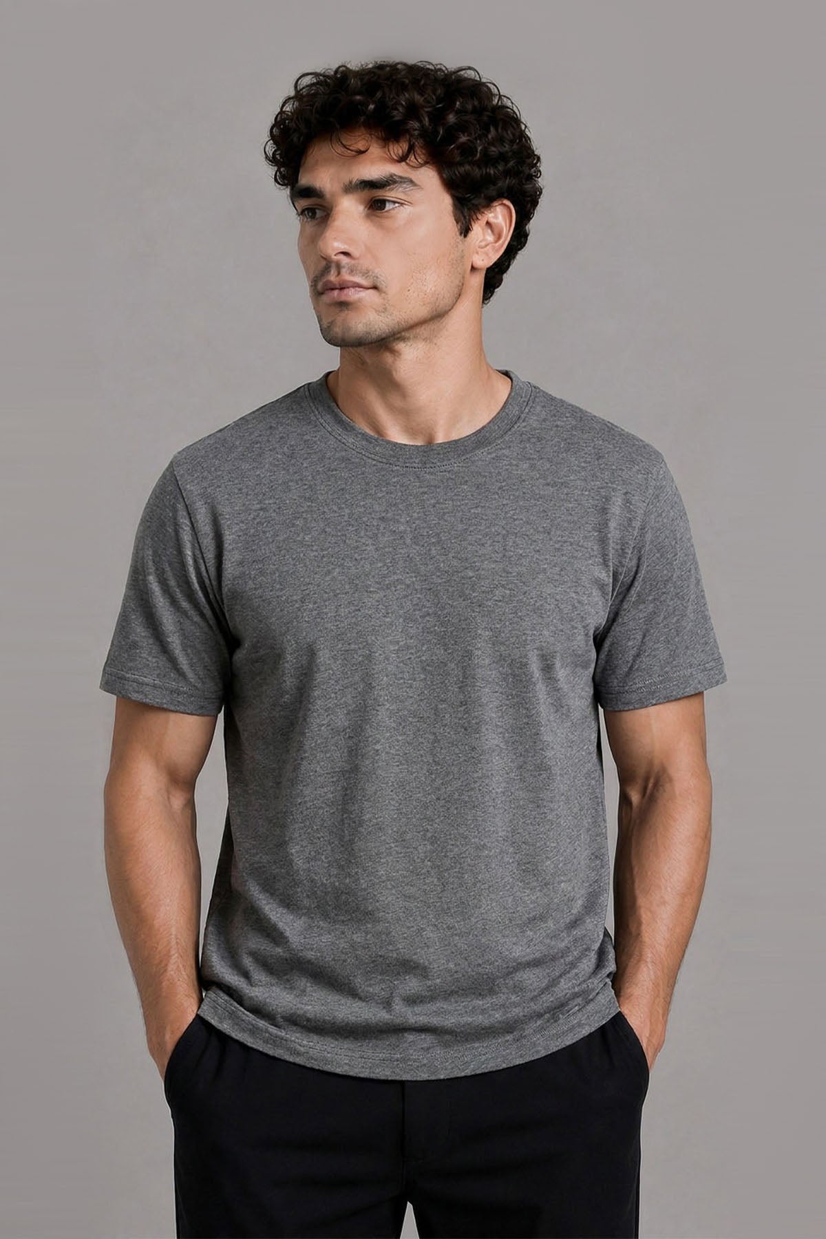 T-SHIRT CREW NECK SUPIMA COTTON