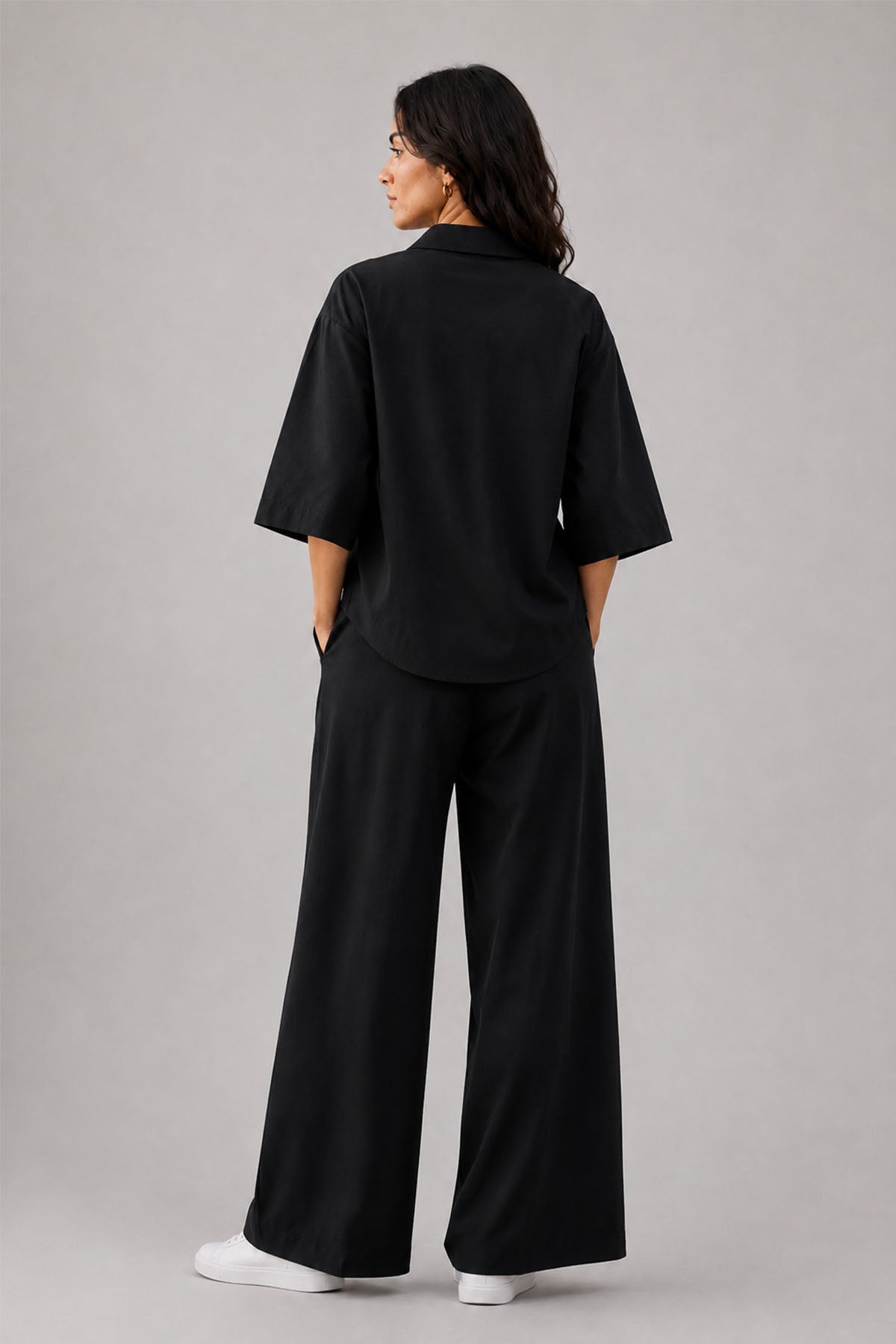 OPEN COLLAR POLO-DOUBLE KNIT