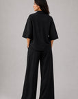 OPEN COLLAR POLO-DOUBLE KNIT