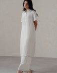 TEXTURED SHORT-SLEEVE TUNIC