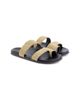 MINIMAL SUEDE SLIDES