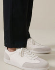 MEN LEATHER TRAINERS