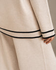 CONTRAST TRIM CO-ORD SET