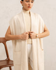 EVERYDAY SLEEVELESS CARDIGAN