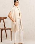 EVERYDAY SLEEVELESS CARDIGAN