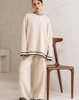 CONTRAST TRIM CO-ORD SET
