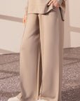 PLEATED WIDE TROUSER CLOUDLUX