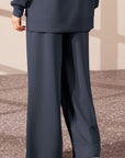 PLEATED WIDE TROUSER CLOUDLUX