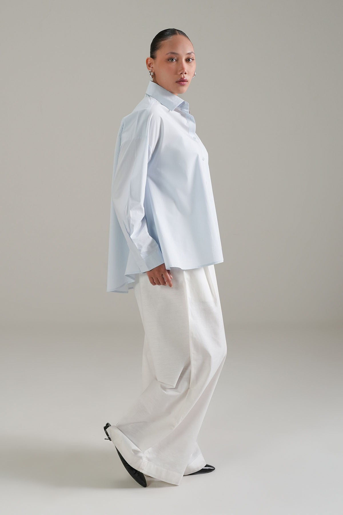 MODAL BLEND COLLAR SHIRT