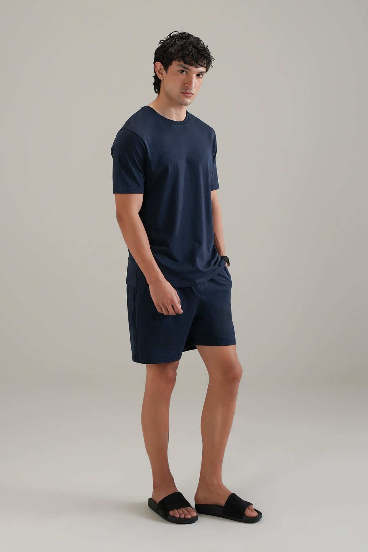NIGHTSUIT - SHIRT AND SHORTS 100% SUPIMA COTTON