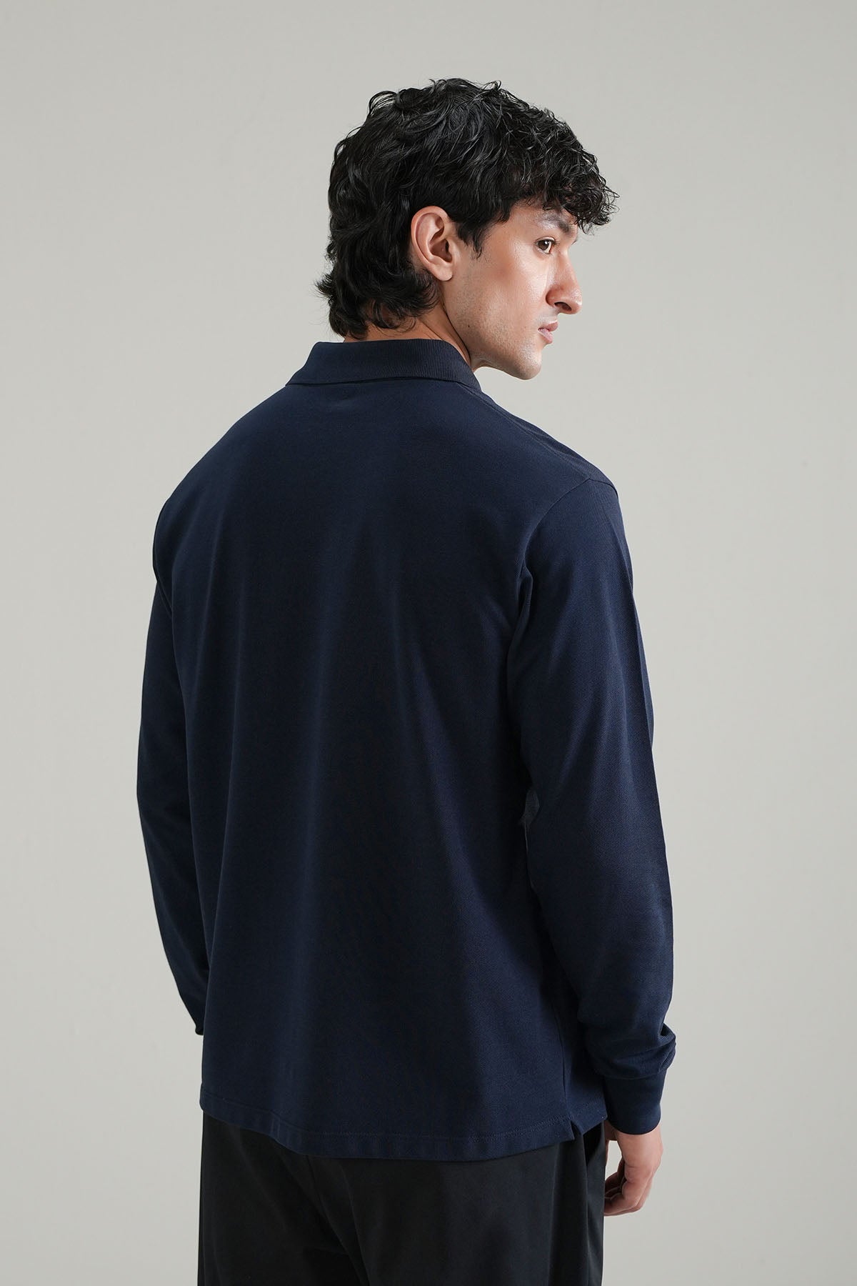 FULL SLEEVE SUPIMA POLO T-SHIRT