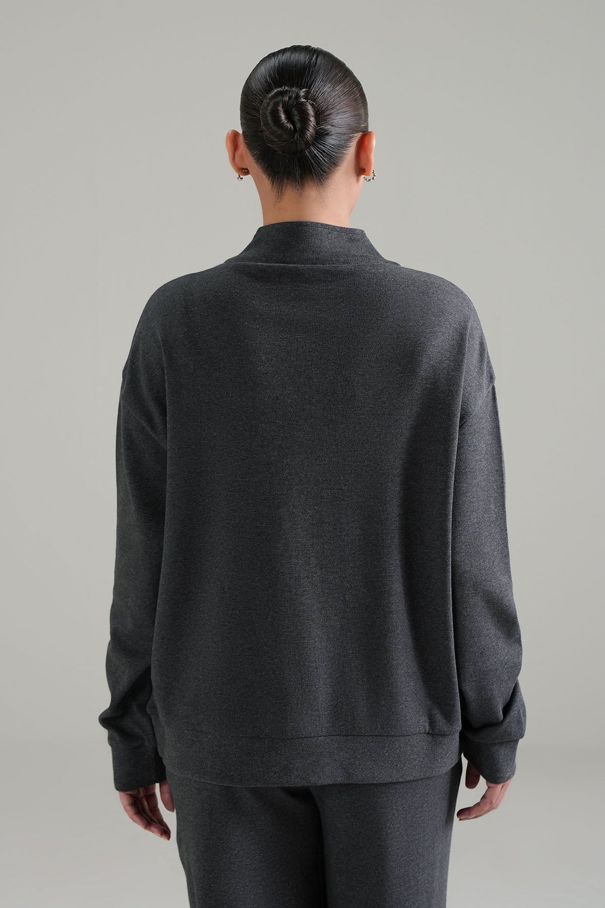 WOMEN HALF ZIPPER- DOUBLE KNIT