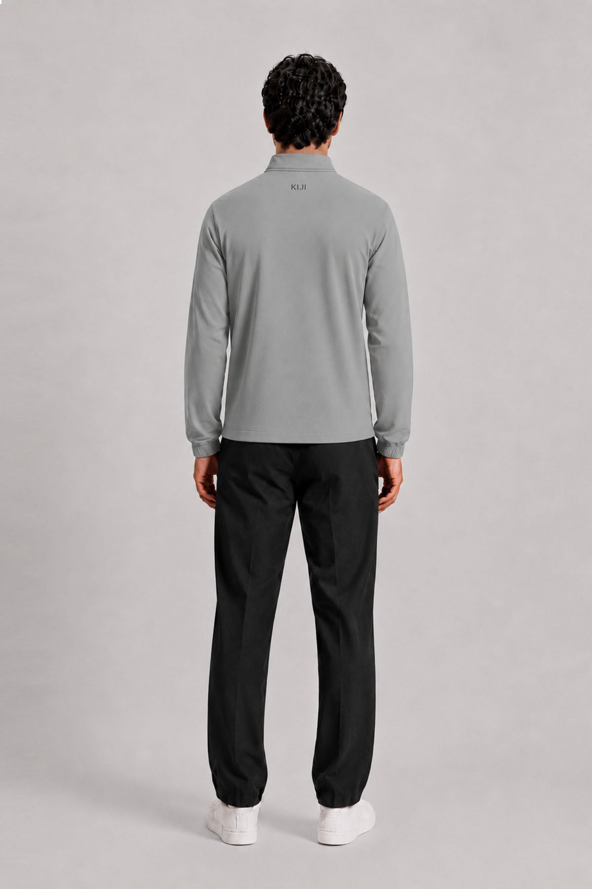 MEN TRAIN QUARTER ZIPPER-RIPST