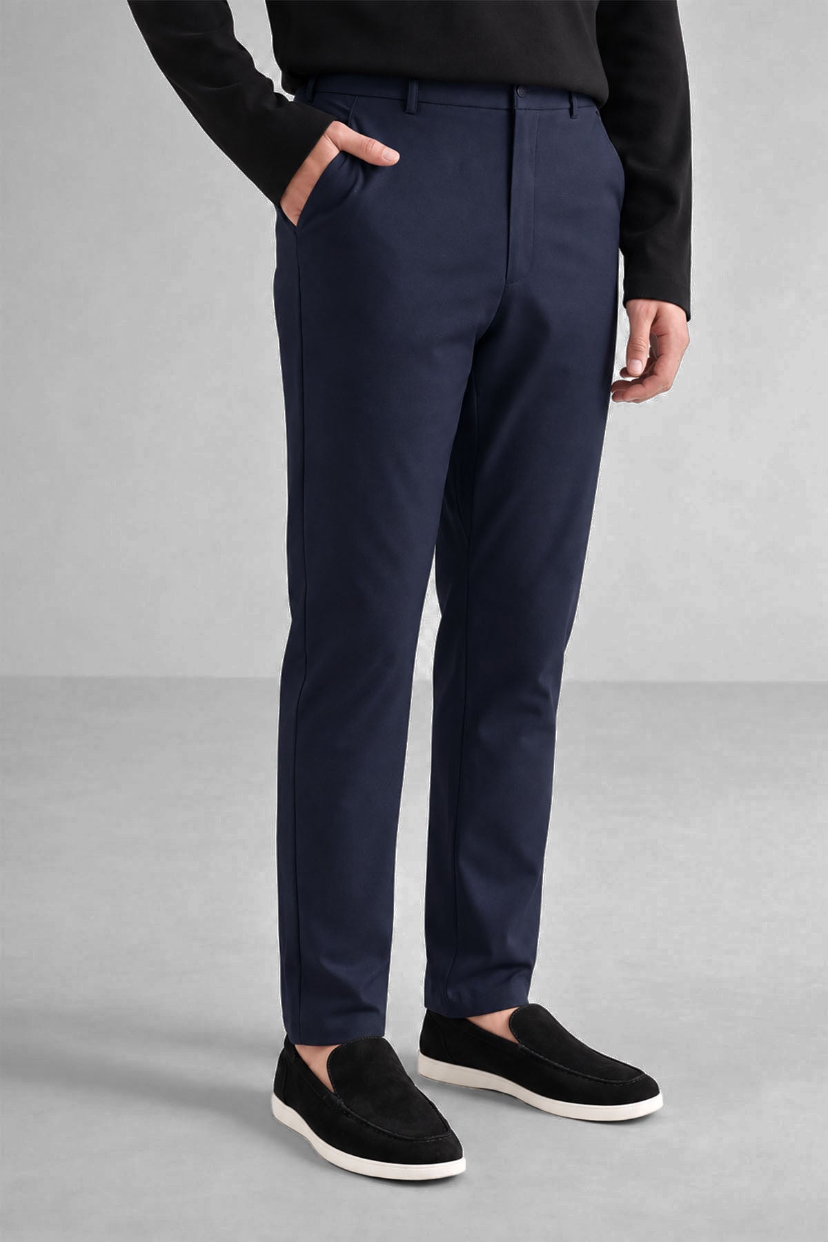 TECH PANT WITH ELASTICATED WAISTBAND-ULTRA LIGHT