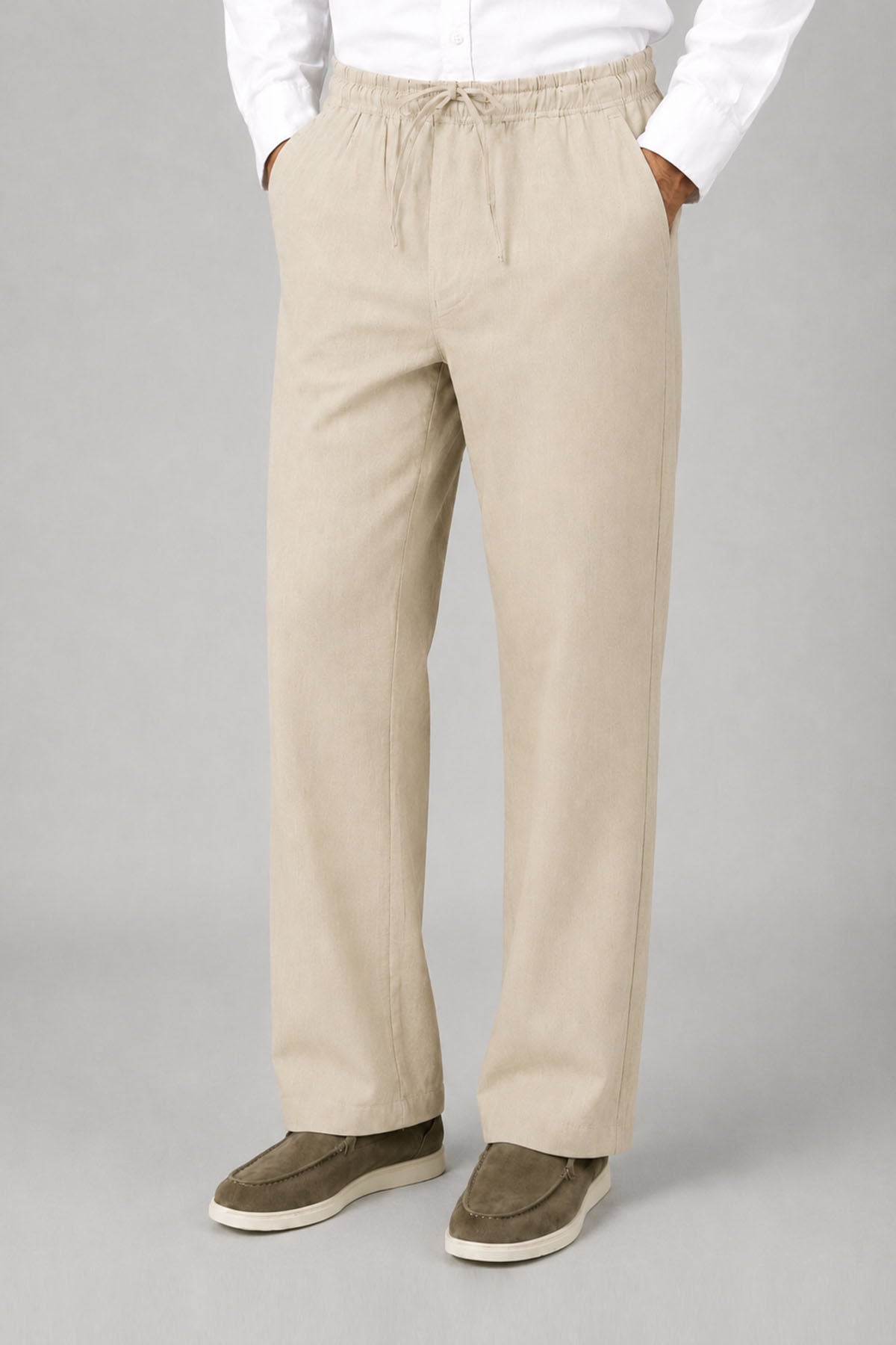 RELAXED PANTS- 100% LINEN