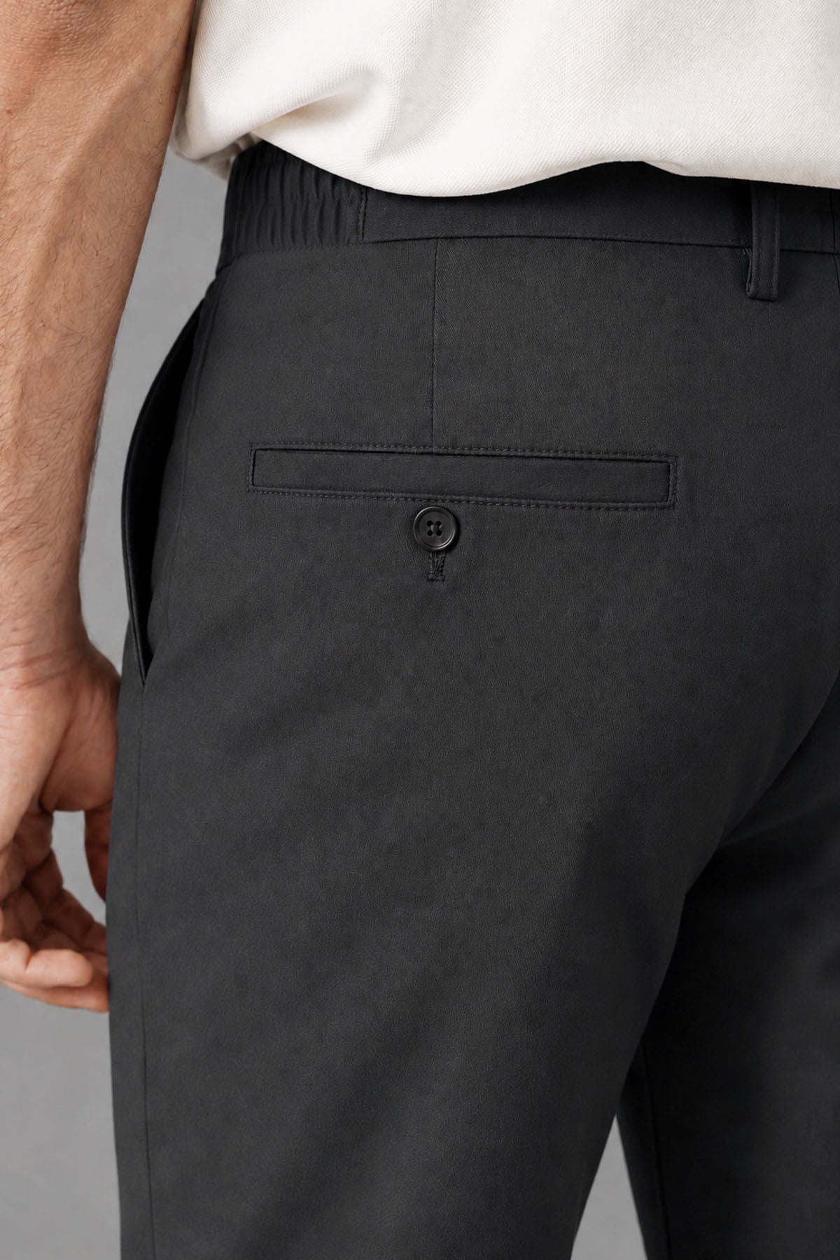 ELASTICATED CHINO REGULAR FIT