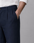 ELASTICATED PANT- 100% LINEN